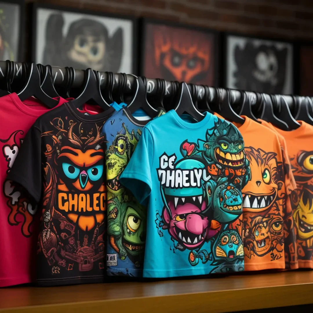 una-fila-de-camisas-con-la-palabra-g-g-g-en-ellas_2_11zon_2_11zon